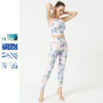 Women's Sling Print Yoga Suit