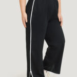 Contrast Pocket Seam Detail Split Hem Sweatpants