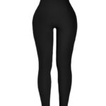 Threaded athietic leggings