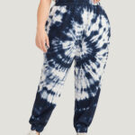 Tie Dye Pocket Elastic Waist Sweatpants