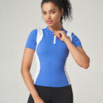 Nude Stitching Slim Fit Sports Wear