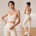 Sleeveless Slim Fit Fashionable Sports Suit