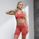 Printed Butt Lift Fitness Short Sports Wear